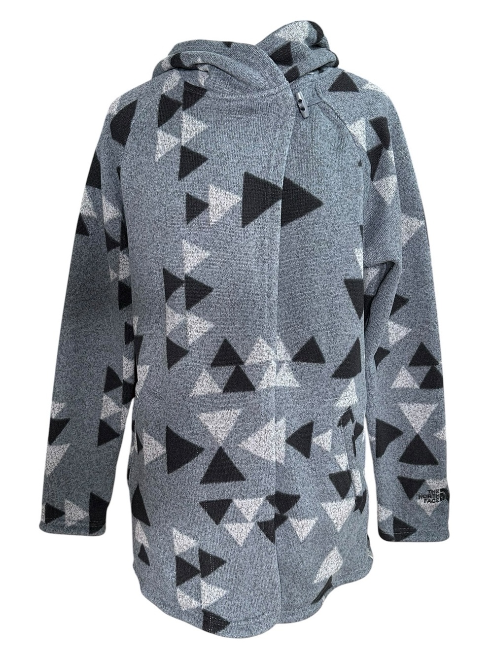 The North Face Women’s Crescent Wrap Hooded Cardigan. Aztec Print. Size Medium